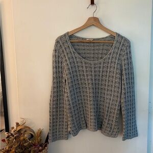 J. Jill Gray Knit Women's Sweater